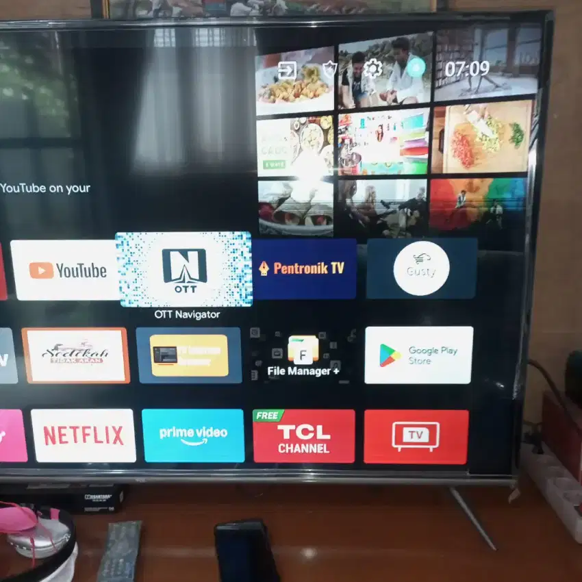 TV LED TCL 55 INCH ANDROID 4K UHD