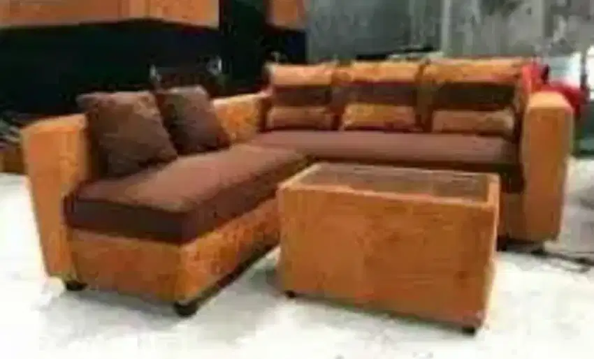 Sofa baru L misah minimalis