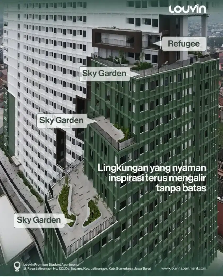 Di jual segera apartemen LOUVIN murah kualiatas bagus