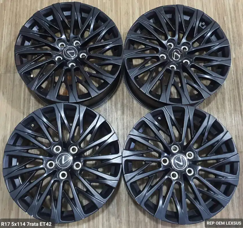 Jual velg rep lexus r17 5x114,3 innova terios rush camry dll