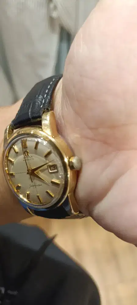 Jam Tangan Original Omega Seamaster cal 503 Gold Capped