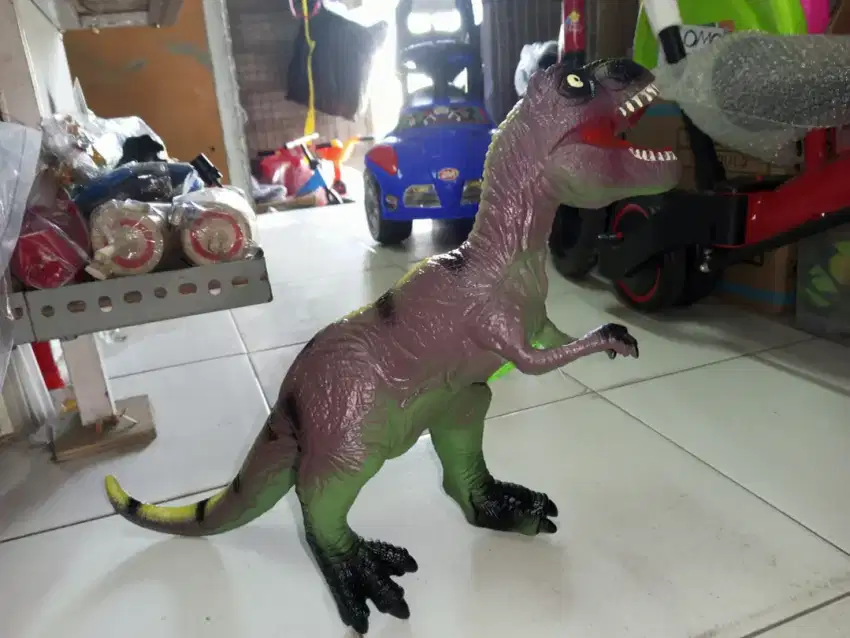 Mainan Anak Dinosaurus Tirex Jumbo Karet Musik