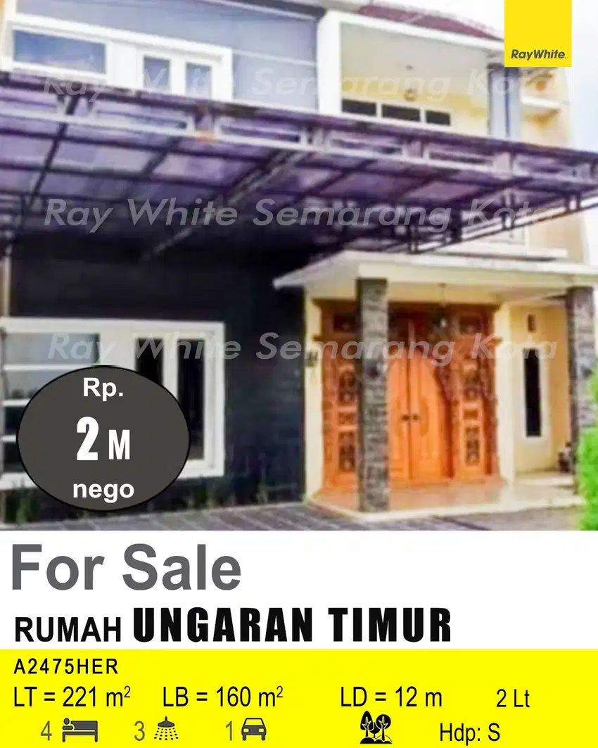 JUAL RUMAH DI KOTA UNGARAN.STRATEGIS.DEKAT PINTU TOL UNGARAN.