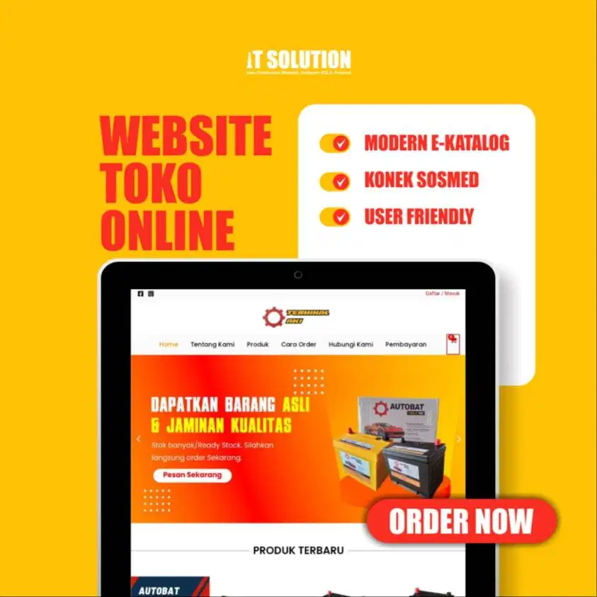 Bikin Website Modern & Profesional, Yuk Mulai Sekarang!