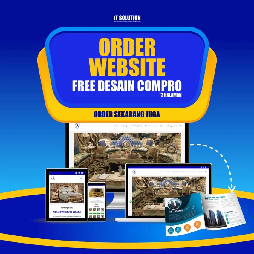 Buat Website Bisnis Free Desain Company Profile!