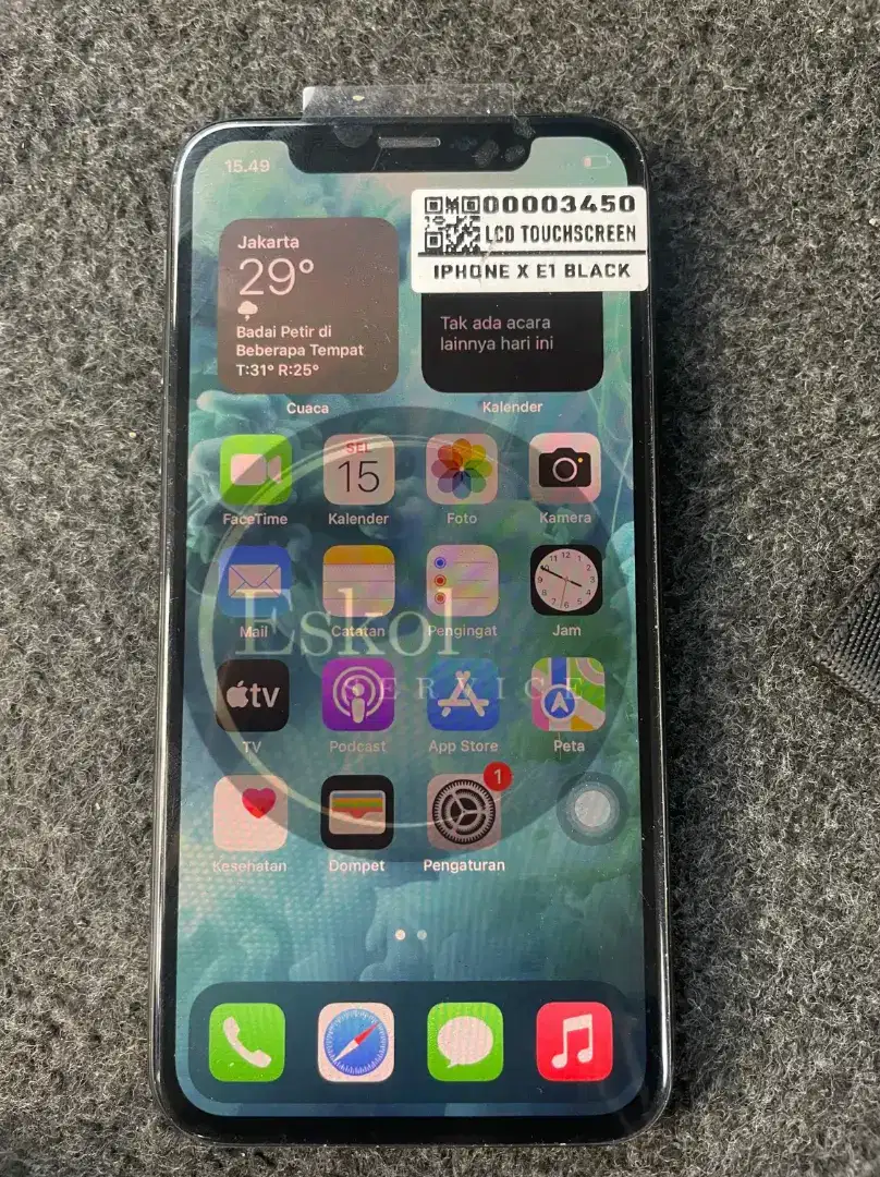 Ganti lcd iphone x