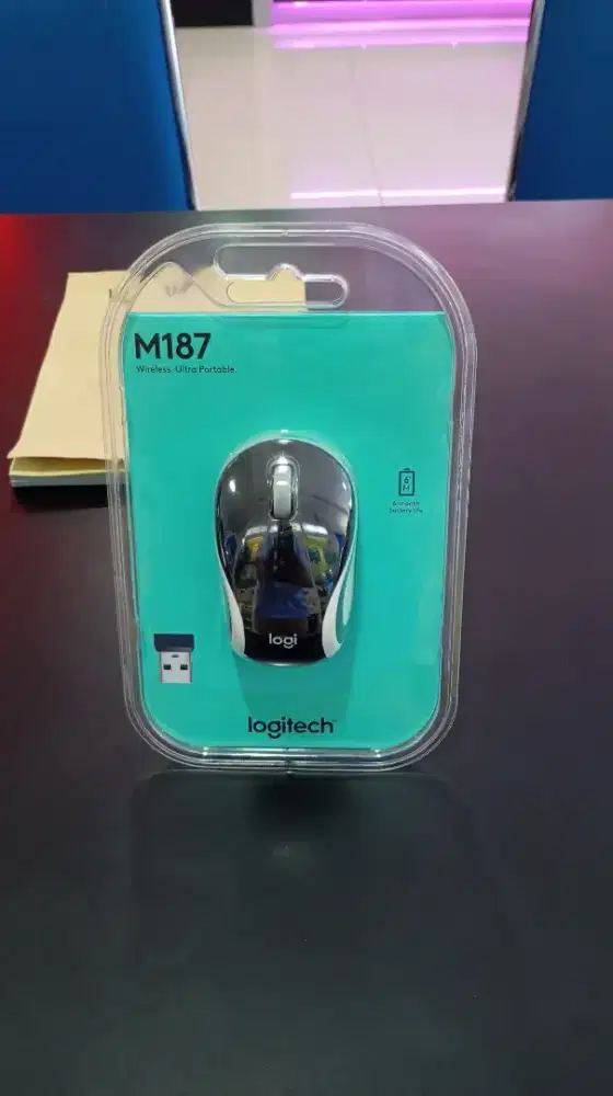 Mouse Logitech M187 Wireless Ultra Portabel Black