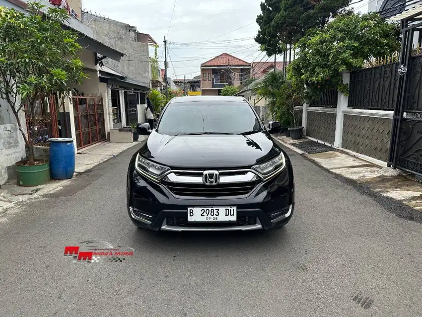 DP TERMURAH | Honda New CR-V Turbo Prestige 1.5 AT 2018 Hitam Metalik