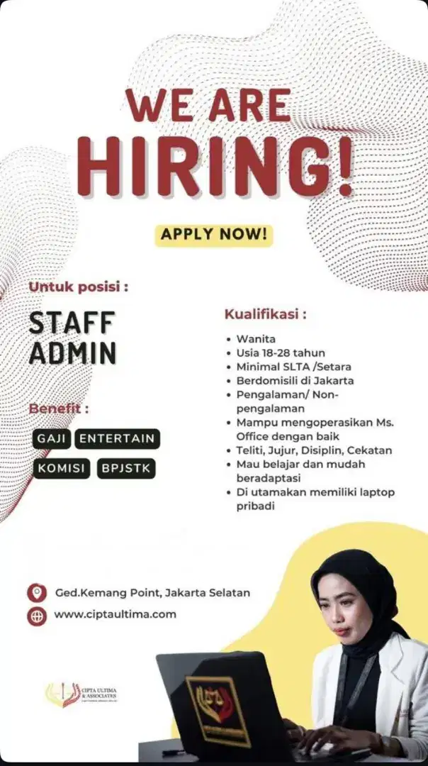 Loker admin kantor