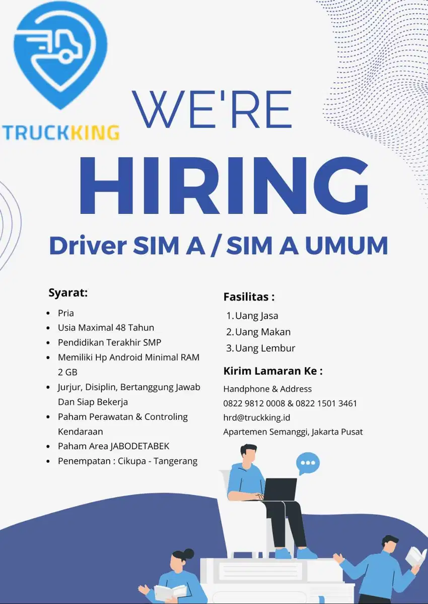 Hiring Driver Truckking Lintas Sarana