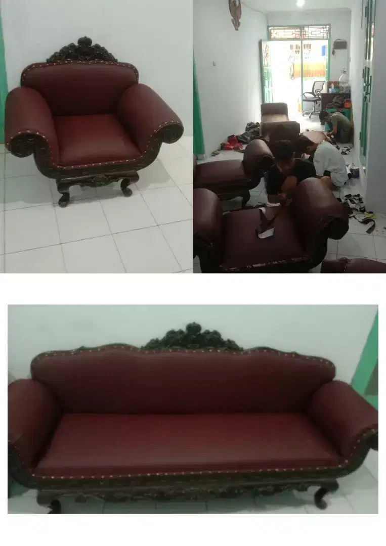 Melayani servis sofa panggilan