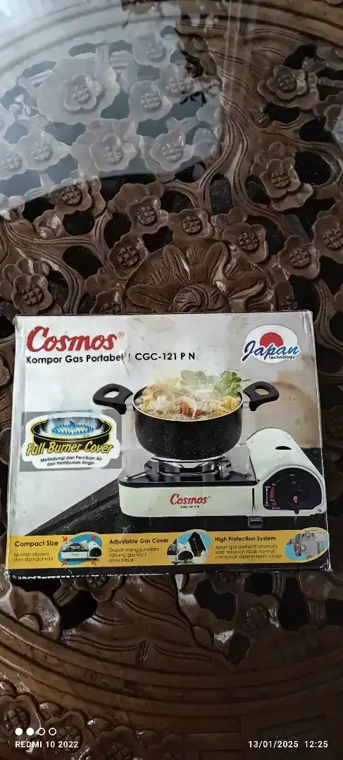 COSMOS CGC:121 PN KOMPOR GAS PORTABLE TUNGKU CGC:121PN (NEGO)