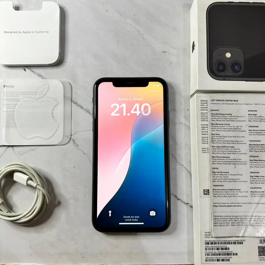 iphone 11 128gb ibox garansi on