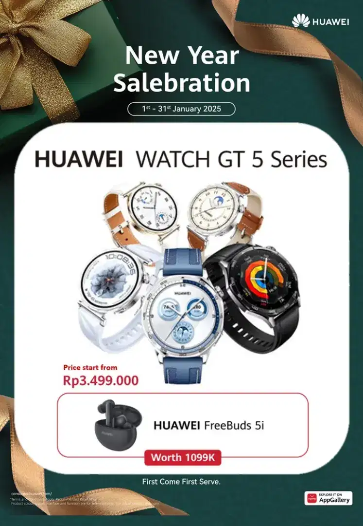 HUAWEI WATCH GT 5 PRO BLACK 46 MM FREE FreeBuds 5i