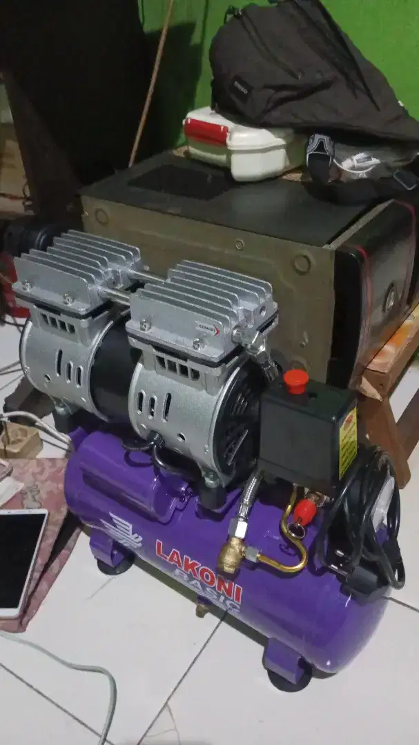 Kompresor Lakoni 0.75 HP tipe Silent Suara Halus