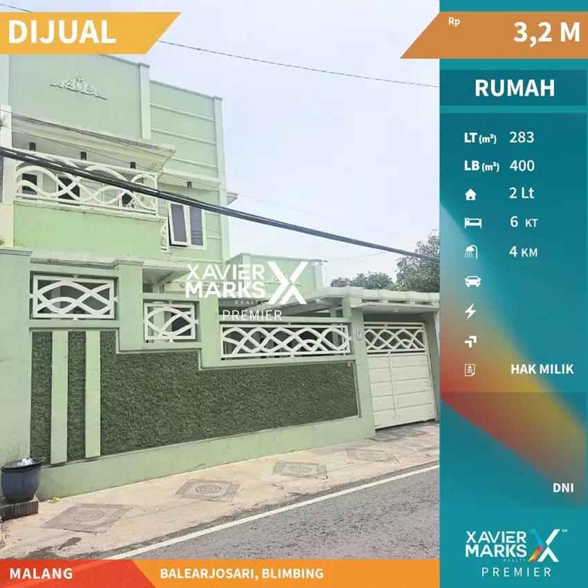 Di Jual Cepat Rumah Luxurius Di Balearjosari Malang Kota