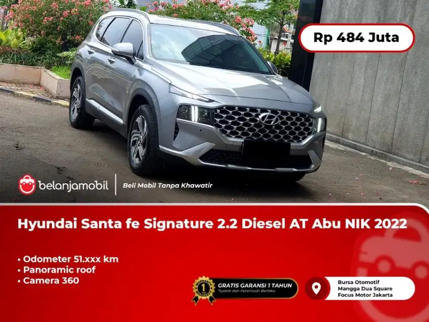 Hyundai Santafe Santa fe Signature 2.2 Diesel AT Abu 2022/2023