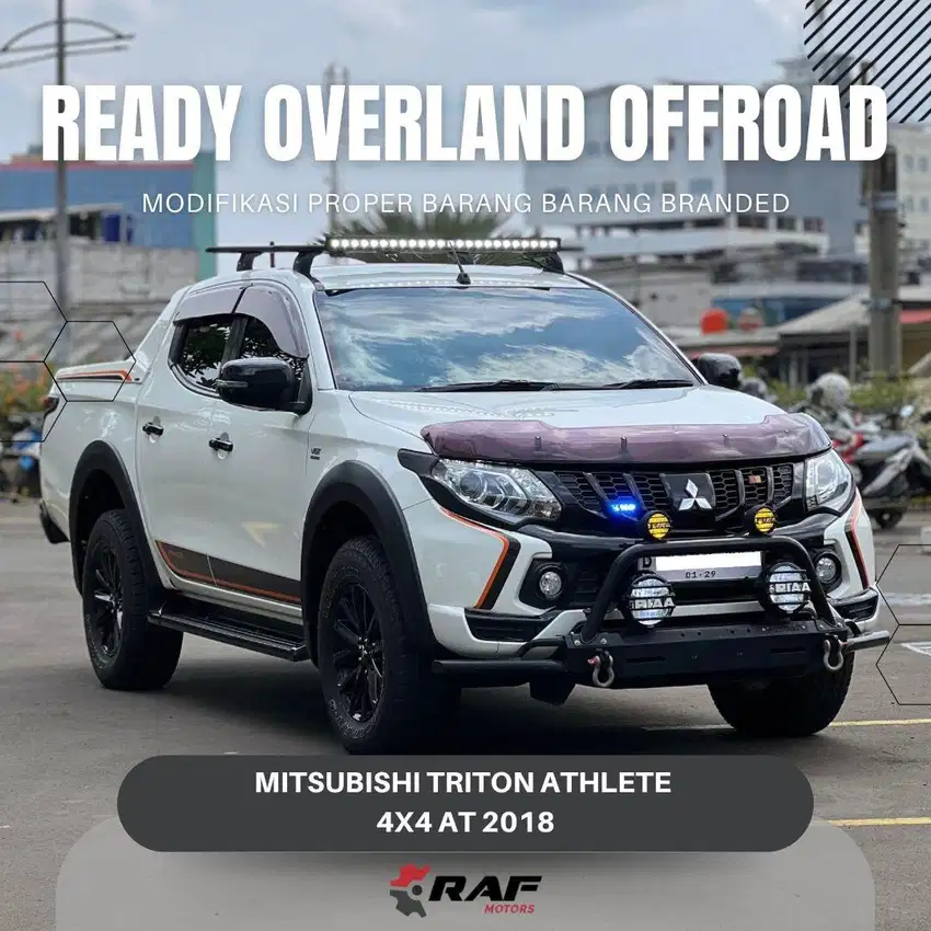 Mitsubishi Triton Athlete 4x4 AT 2018 2.4 Diesel Matic Putih