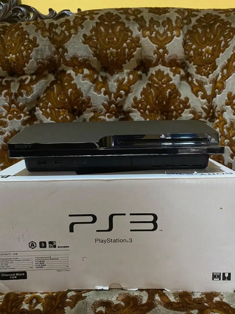 DIJUAL PS 3 SLIM 500gb FULLSET & FULLGAME