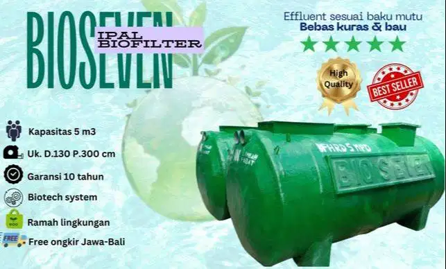 IPAL,STP Biofilt 5000 Liter, STP Biotech, Bioseven IPAL Domestik
