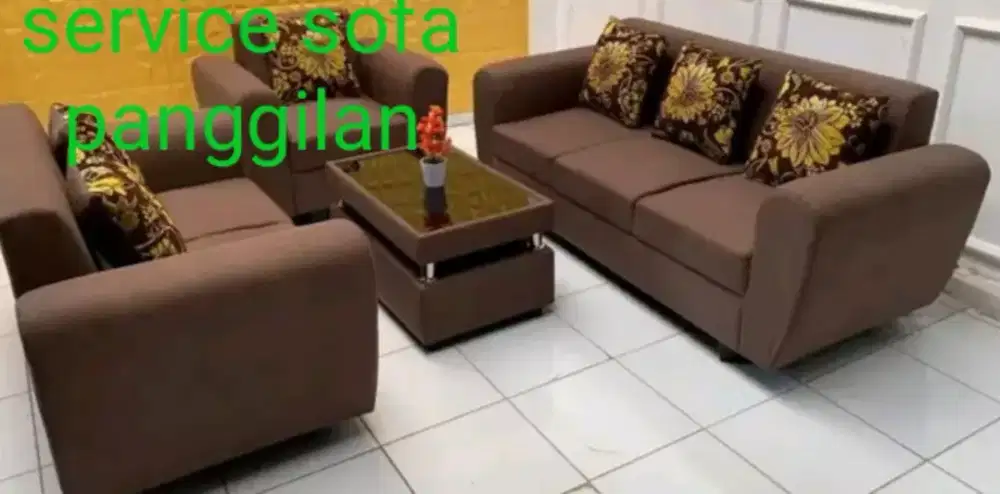 Melayani servis sofa panggilan