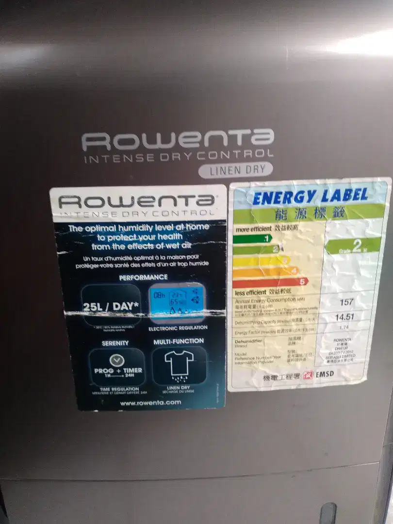 AC portabel rowenta intense dry control