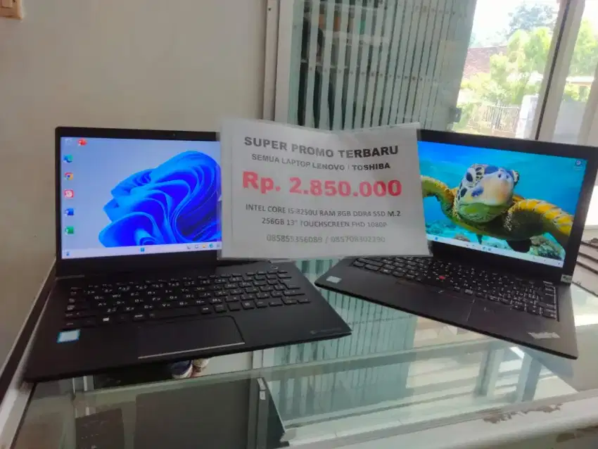 Promo Lenovo Tinkpad Corei5 Gen8 Ram8gb SSD256 Layar Sentuh murah