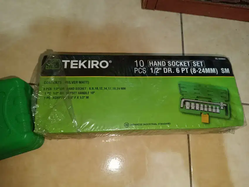 Kunci sok/socket tekiro 6 PT ukuran(8-24mm)