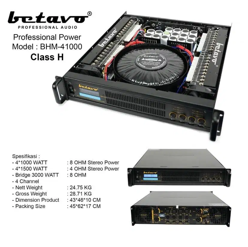 Betavo Profesional Power BHM 41000 ClassH Cicilan tanpa kartu kredit