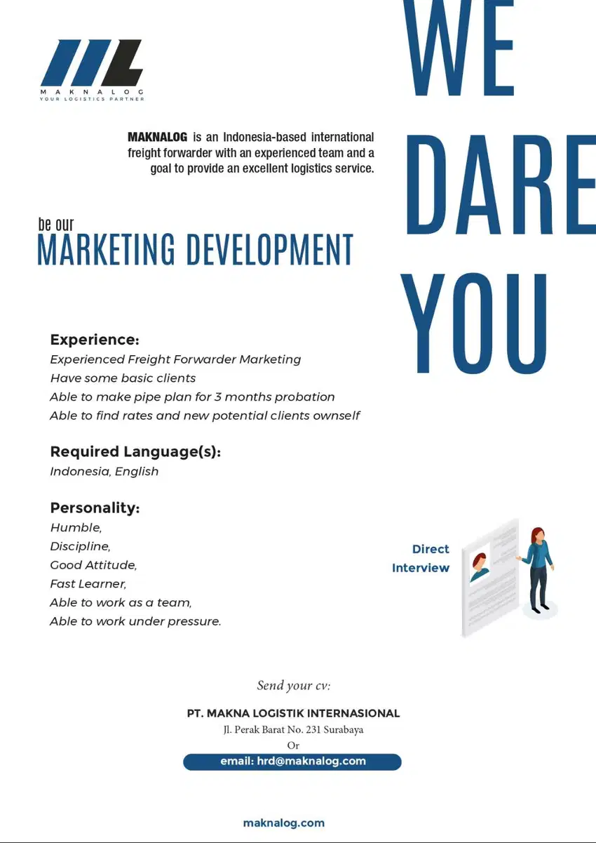 HIRING MARKETING DEVELOPMENT