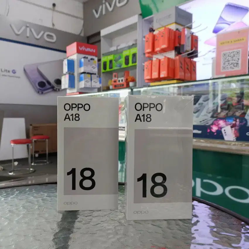 OPPO A18 RAM 4+4/128GB SIAP ANTAR GRATIS ONGKIR