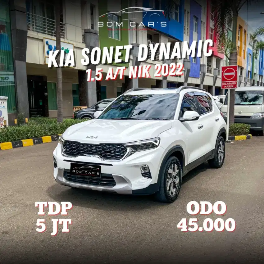 [ TDP 5 JT ] KIA SONET 1.5 DYNAMIC BENSIN A/T NIK.2022