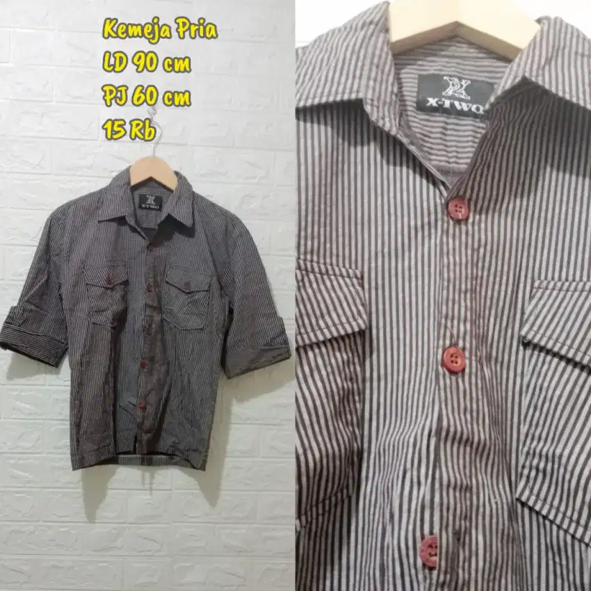 BAJU ATASAN PRIA KEMEJA PRIA BATIK KEMEJA PRIA LENGAN PENDEK KEMEJA