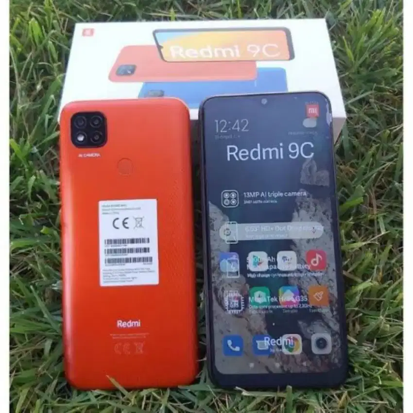 Redmi 9c fullset mulus n batre awet