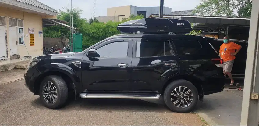 roofbox nissan terra roof rack box bagasi tambahan atap mobil 650 L