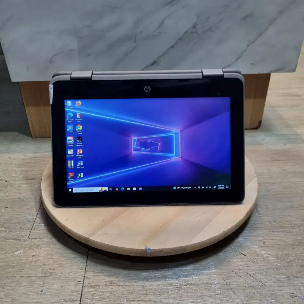 (H21) Laptop PROMO HP SSD LIPAT TOUCH aplikasi siap pakai bisa