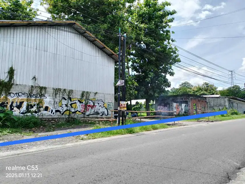 DISEWAKAN GUDANG TRONTON MASUK DEKAT RINGROAD SELATAN KASIHAN JK13098