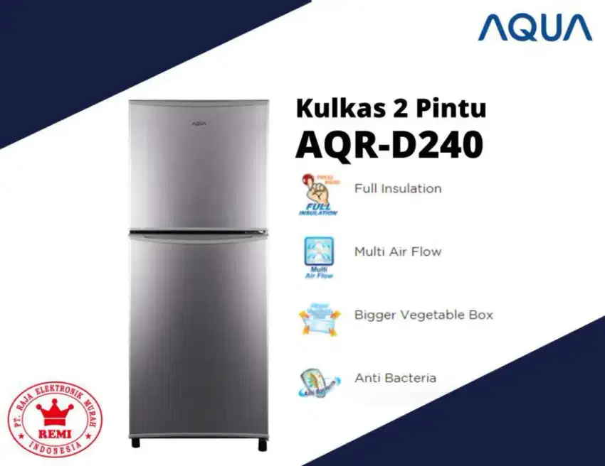 Kulkas 2 pintu seri AQR D240