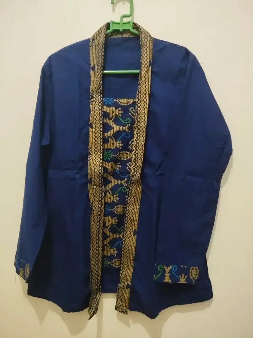 Kebaya biru one set preloved