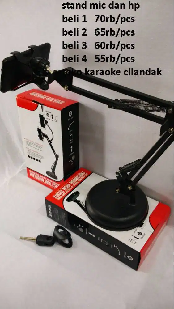 stand duduk bisa buat mic / hp