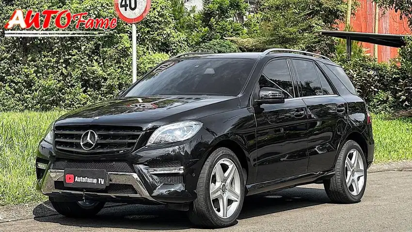 Mercedes Benz ML400 AMG Spec 2014 Black On Beige Full Original Perfect