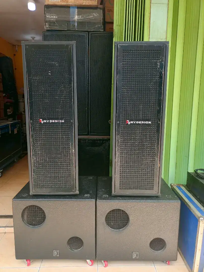 Speaker Aktif 6,5 Inch x 9 Dan Subwoofer 12 Inch Voice Coil 4 Inch