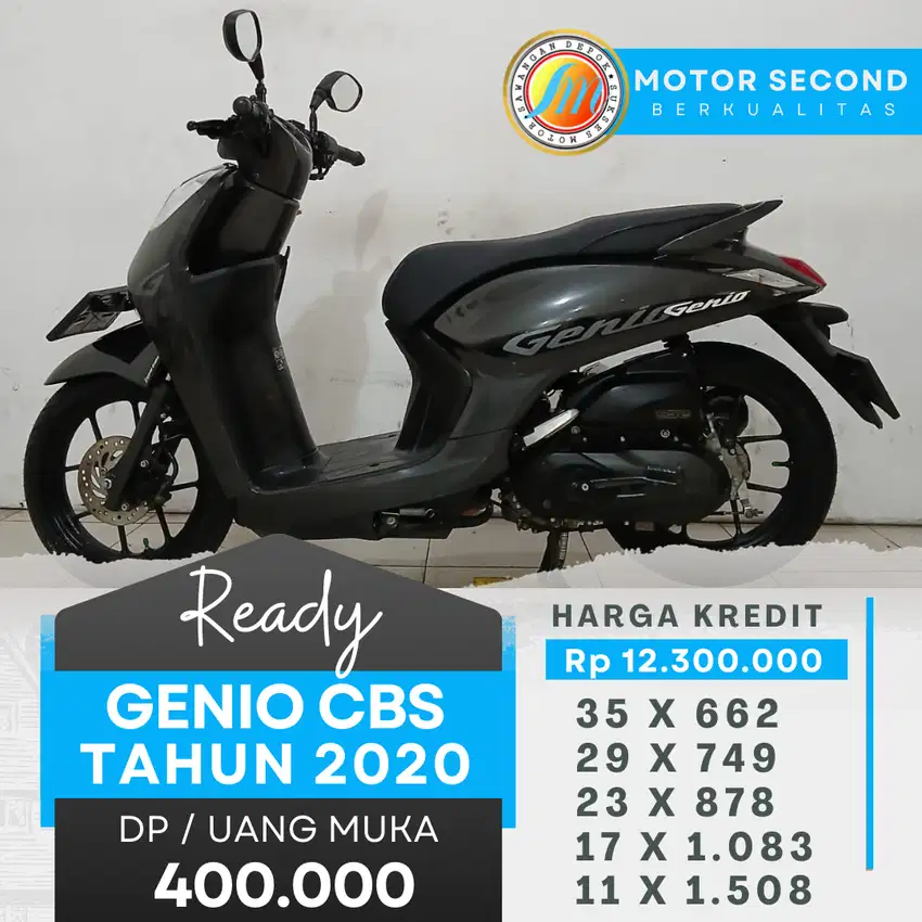 Terima tuker tambah GENIO CBS TH 2020 Cash/kredit DP mulai dari 400k