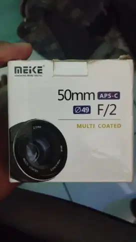 Lensa Fix MEIKE
50mm
APS-C

049

F/2 Sony E-mount