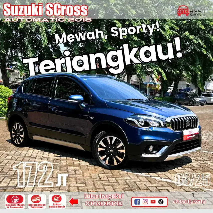 Cash Suzuki SX4 Scross 1.5 AT 2016 Service Record