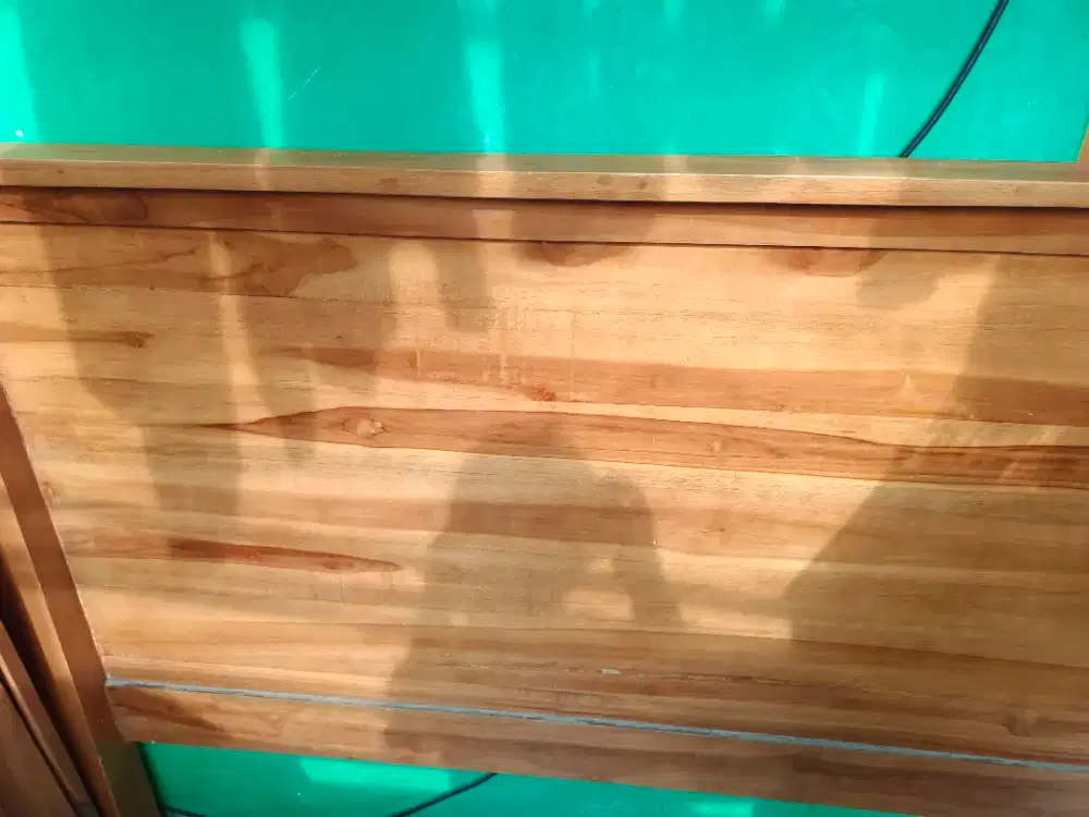 Ranjang kayu jati bekas. Angkut sendiri