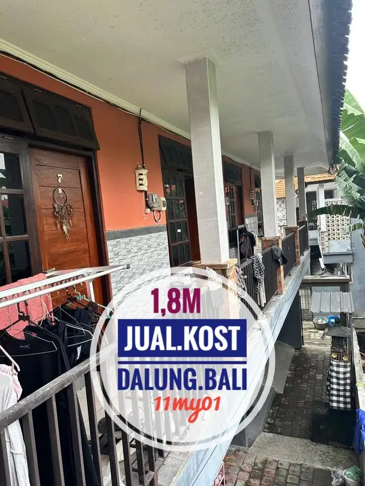 Jual kost 9 kamar Dalung Permai Kuta Utara Badung Bali