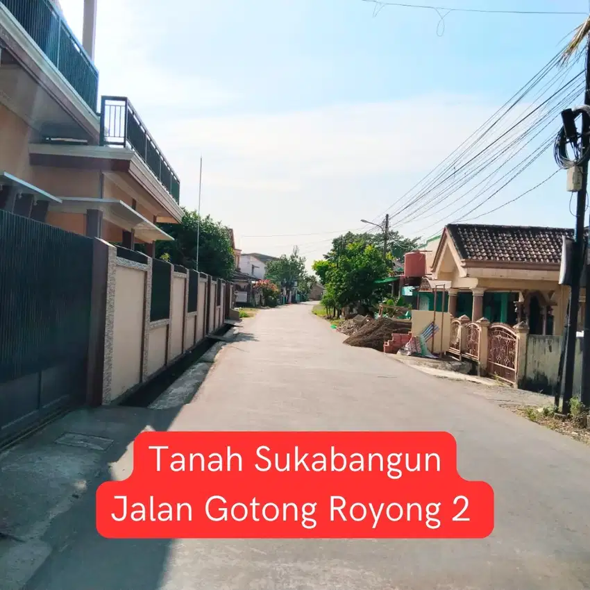 Dijual tanah JL Gotong Royong area Sukarami