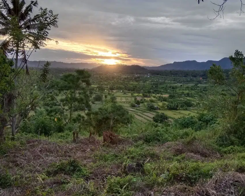 5200 sqm land with exquisite natural views for sale at Karangasem,Bali