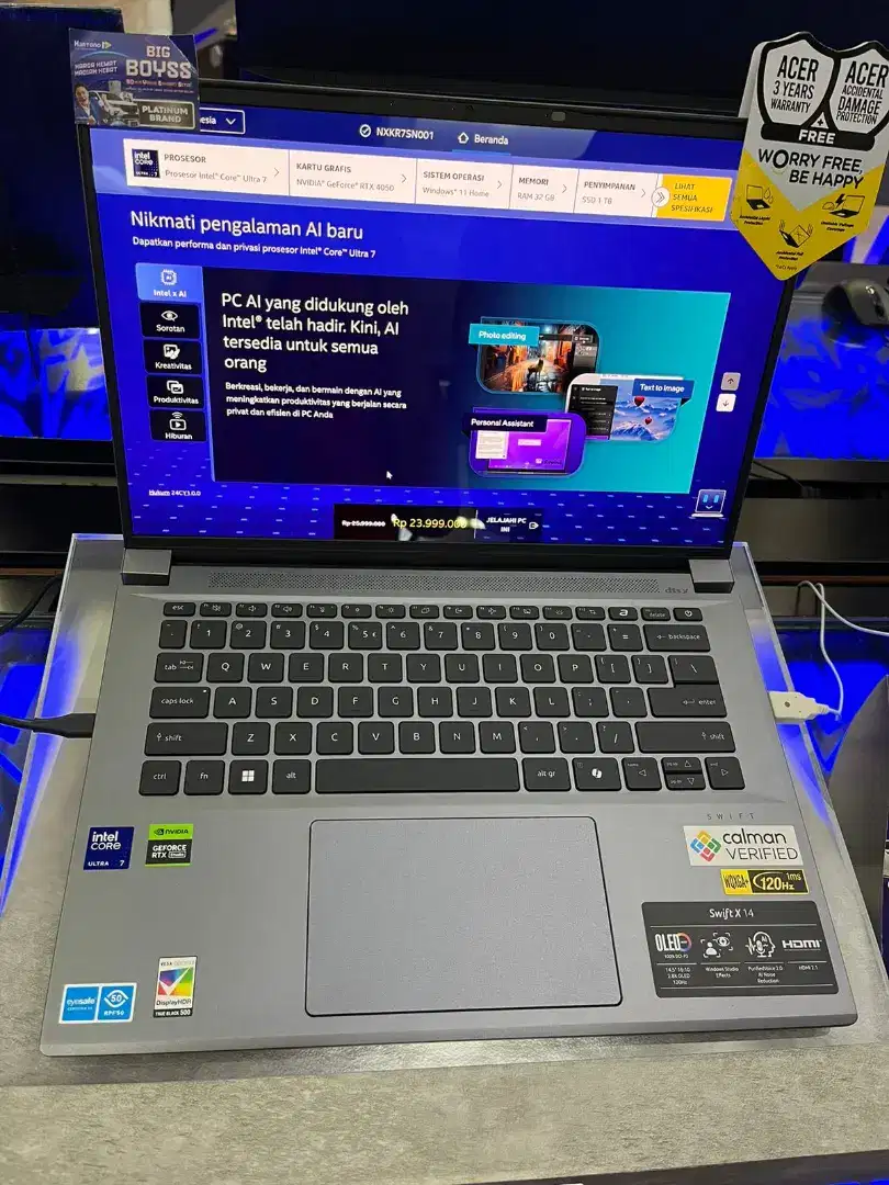 CICILAN LAPTOP ACER SWIFT I7 MURAH SYARAT KTP AJA